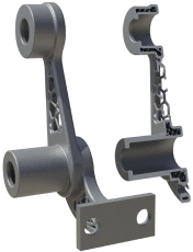 запчасть для Harley Davidson, купить крепеж на мотоцикл, тримач кофру, 3д друк для автомеханіки